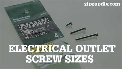 what size screws for metal juncion boxes|recessed outlet screw sizes.